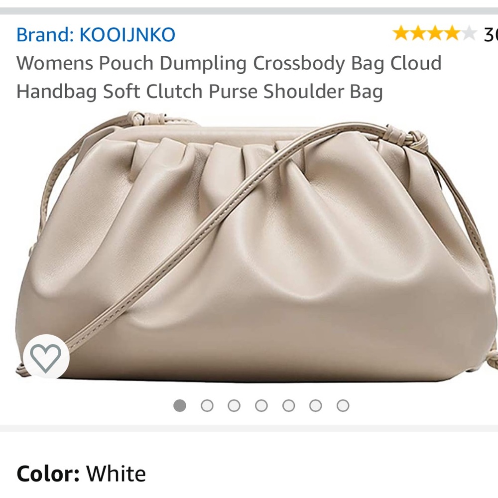 NWT dumpling purse, Bottega Venetian dupe